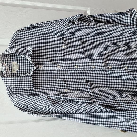 F mens J Crew casual long sleeve button down shirt size XL.  Like New - Picture 1 of 3
